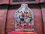 Kathmandu Patan Durbar Square 05 Statue Of Ganesh Outside Sundari Chowk